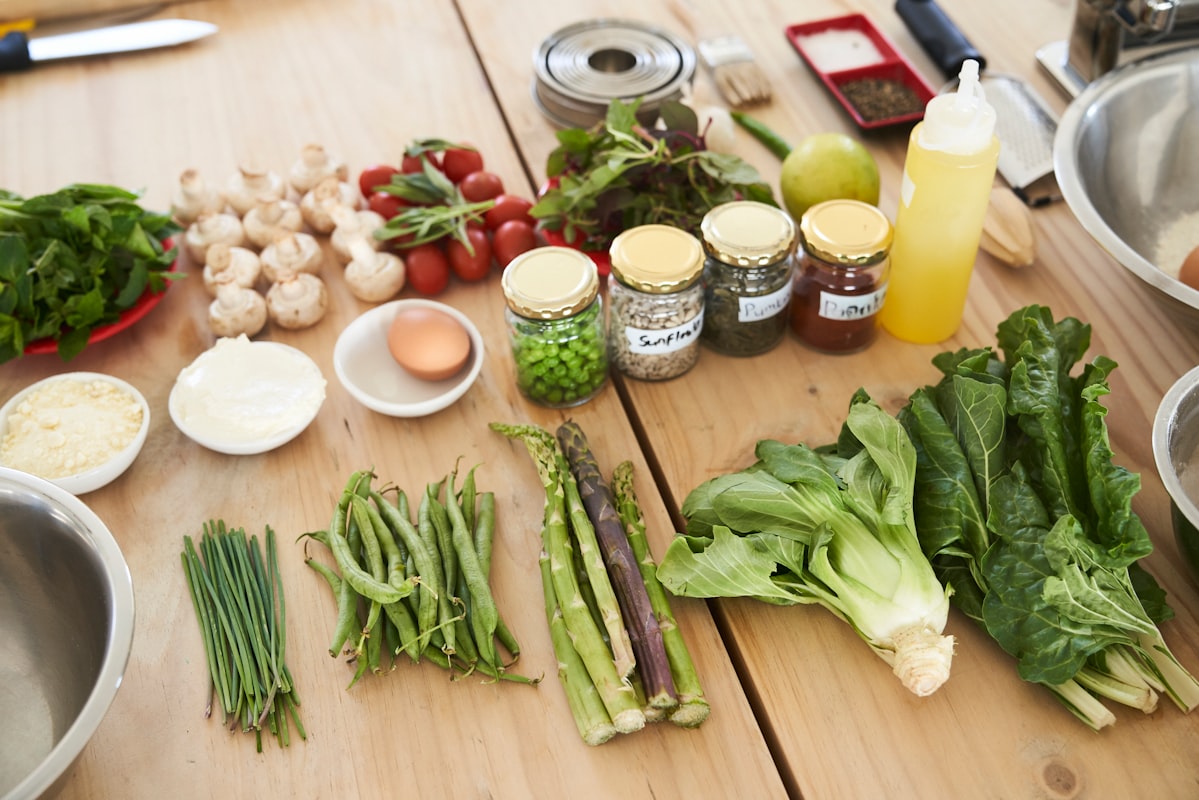 Alimentos frescos y equilibrados para una nutrición saludable
